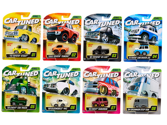 "Mainline" 2025 Series 7 Set of 8 Pieces T&y Diecast Model Cars by CarTuned