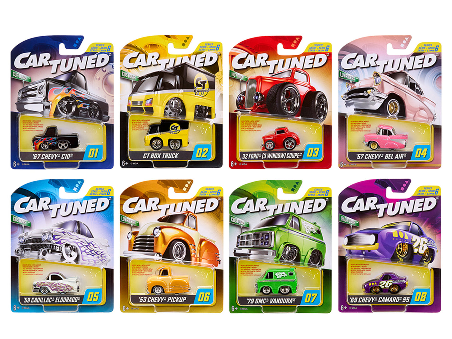 Hobby/Alt 2026 Series 6 Set of 8 Pieces T&y Diecast Model Cars by CarTuned