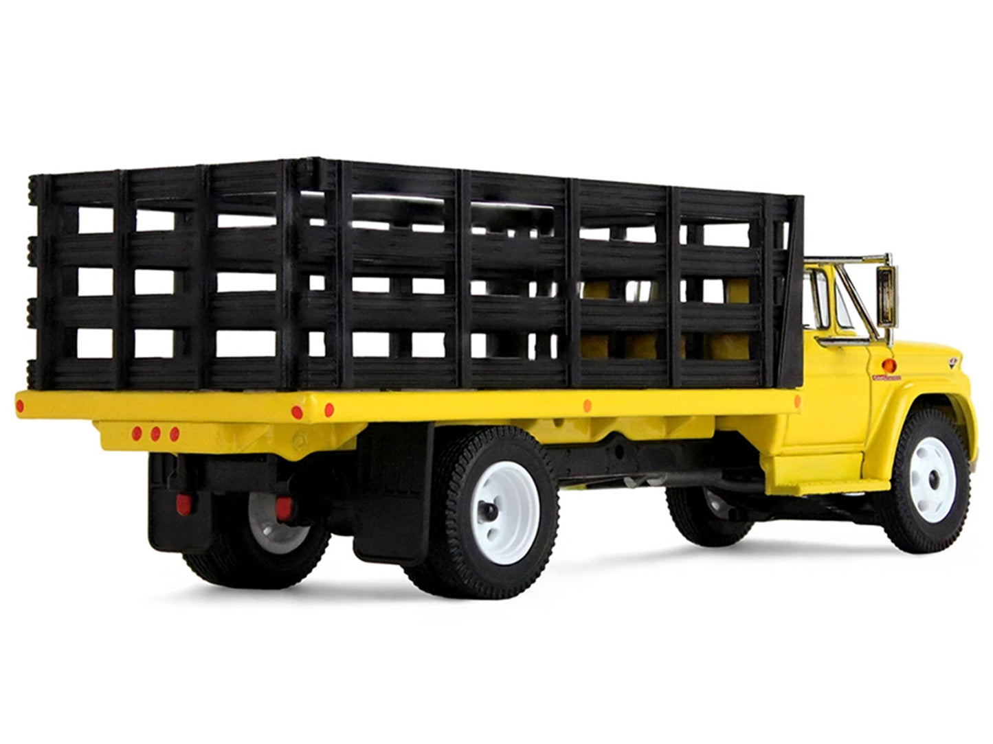 GMC 4000 Stake Truck Bright Yellow 1/64 Diecast Model by DCP/First Gear