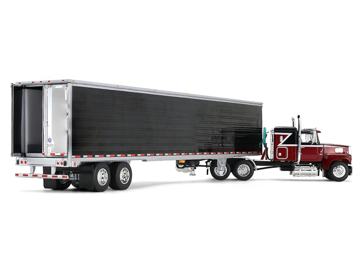 Ford LTL 9000 48 Flat Top Sleeper 53' Utility Trailer Reefer Volcano & 1/64