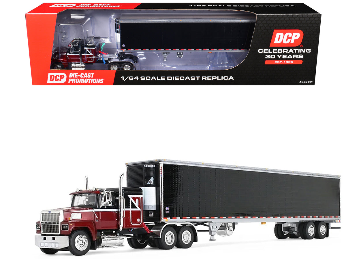 Ford LTL 9000 48 Flat Top Sleeper 53' Utility Trailer Reefer Volcano & 1/64