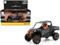 Can-Am Commander XT-P 1000R Gray and Orange with Driver Figure 1/32 Diecast Model by BRP Models