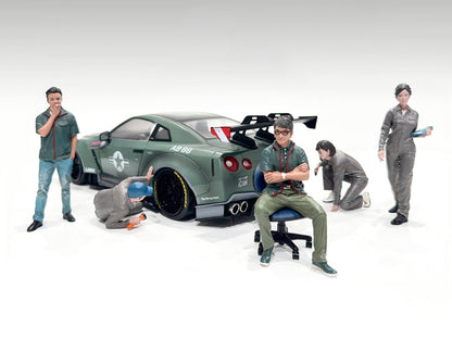 "Top Tuners" 5 piece Figure Set "Premium" Series for 1/18 Scale Models by American Diorama <h2>"Top Diorama</h2> <p>High-quality diecast model car perfect collectors and enthusiasts. Features detailed