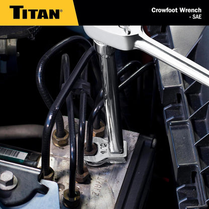 Titan SAE 1/2" Drive Crowfoot Wrench: 1-1/4"