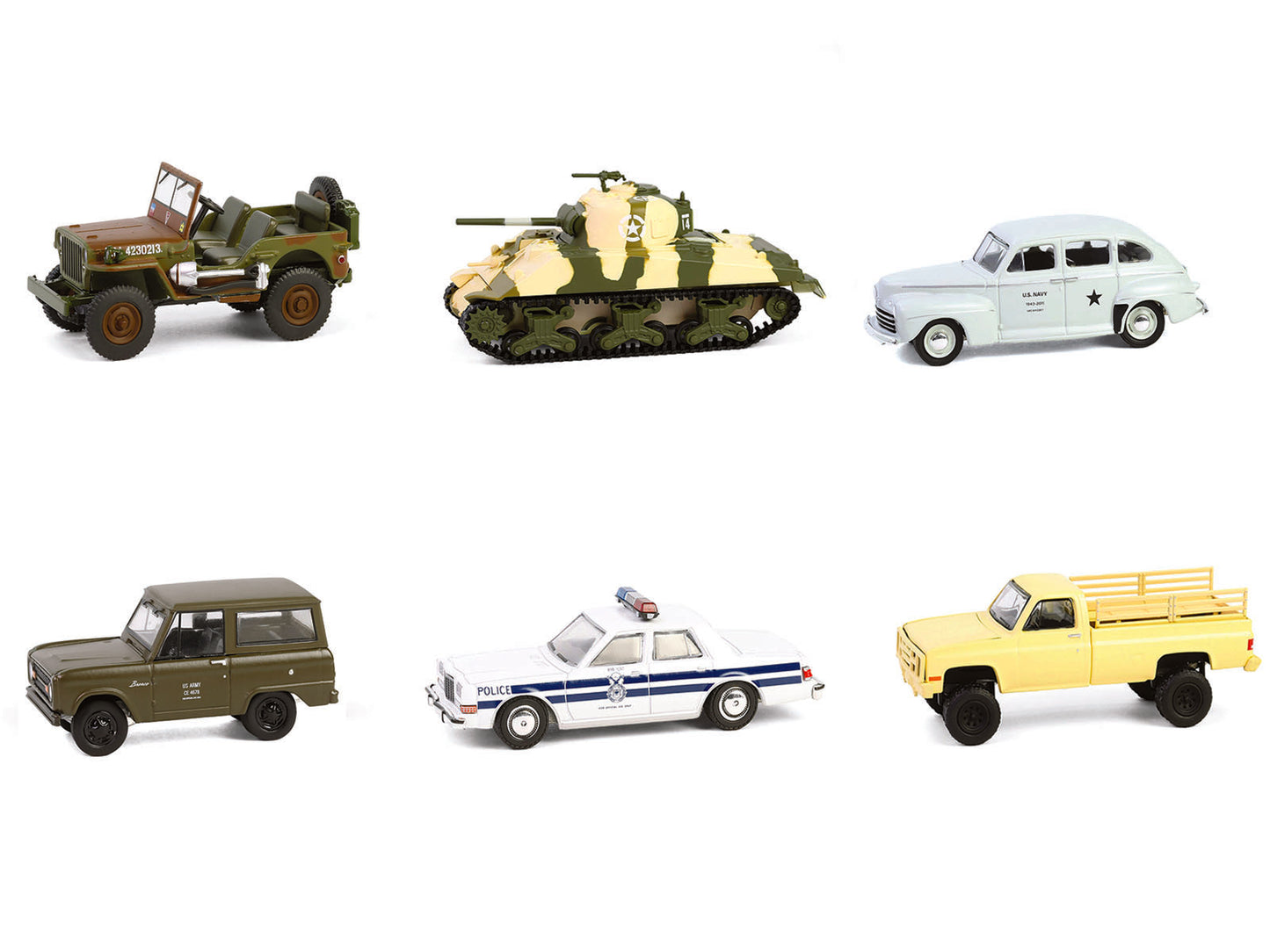 GreenLight "Battalion 64" Series 5 Set of 6 pieces 1/64 Diecast Models by <h2>"Battalion Greenlight</h2> <p>High-quality model car perfect for collectors and enthusiasts. Features detailed interior ex
