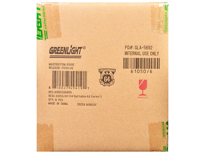 GreenLight "Battalion 64" Series 5 Set of 6 pieces 1/64 Diecast Models by <h2>"Battalion Greenlight</h2> <p>High-quality model car perfect for collectors and enthusiasts. Features detailed interior ex