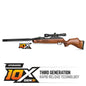 Gamo Swarm Bone Collector 10X 'GEN3i' INERTIA SG FED .22 Caliber Air Rifle with Scope