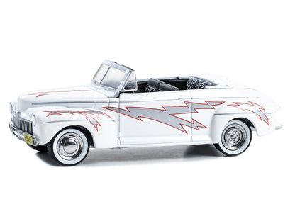 GreenLight 1948 Ford De Luxe Convertible "Greased Lightning" White with Graphics "Grease" (1978) Movie "Hollywood Series" Release 40 1/64 Diecast Model Car by <h2>1948 Greenlight</h2> <p>High-quality