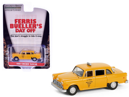GreenLight 1980 Checker Taxicab "Yellow Cab Co. #1793" Yellow "Ferris Bueller's Day Off" (1986) Movie "Hollywood Series" Release 42 1/64 Diecast Model Car by <h2>1980 Greenlight</h2> <p>High-quality p