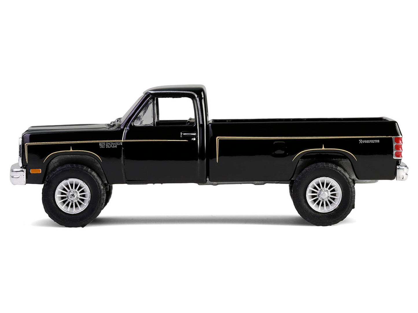GreenLight 1981 Dodge Power Ram Prospector Pickup Truck Black "The A-Team" (1983-1987) TV Series "Hollywood Series" Release #43 1/64 Diecast Model Car by <h2>1981 Greenlight</h2> <p>High-quality perfe