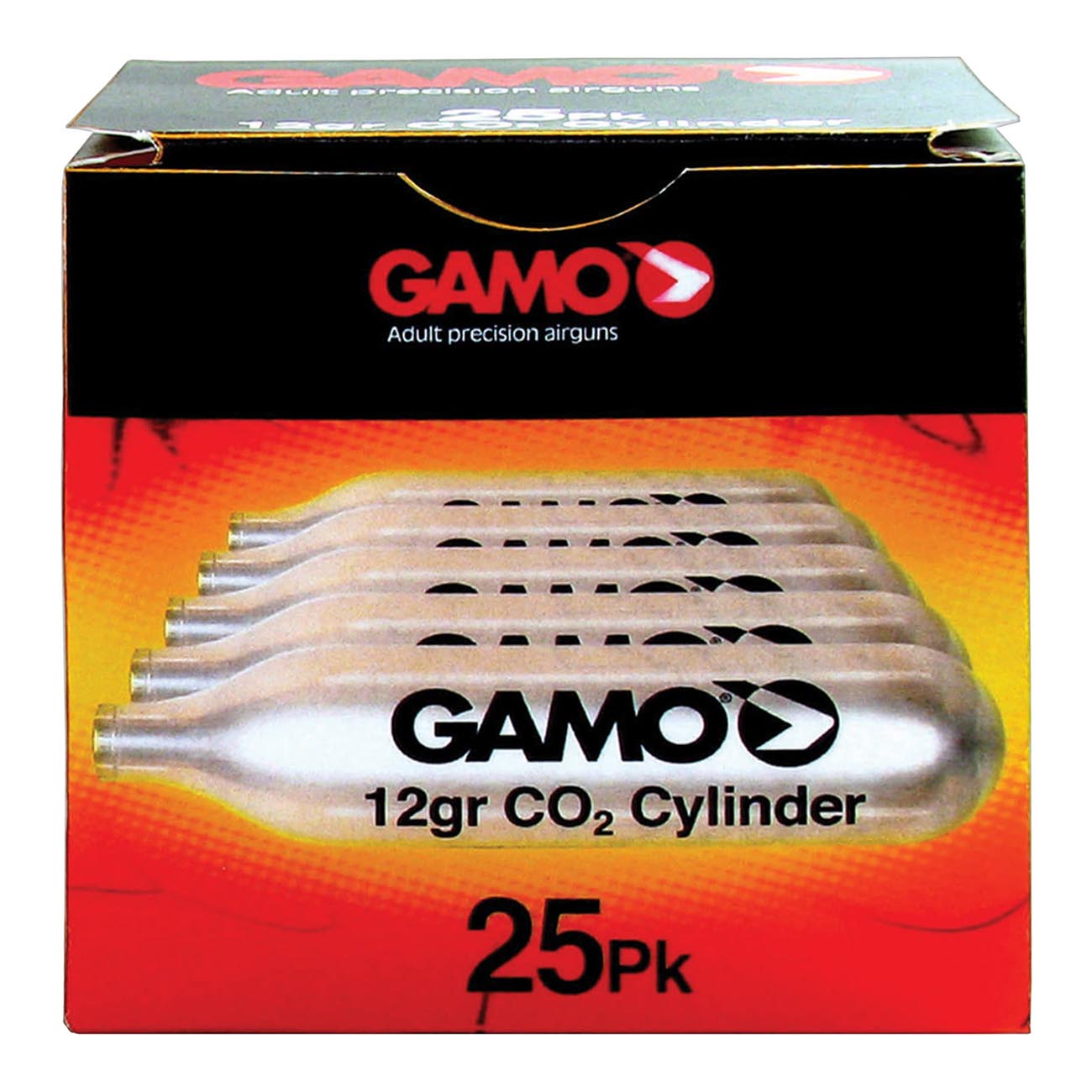 Gamo 12-Gram Replacement CO2 Cylinders 25-Pack