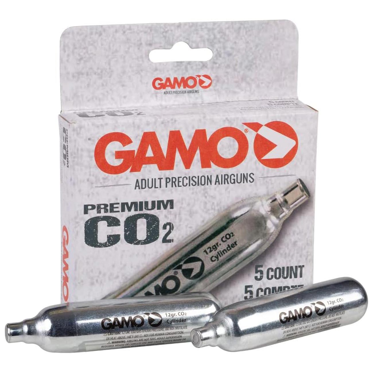 Gamo 12 Gram CO2 Cartridges (5 Count)