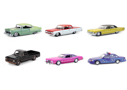 GreenLight "California Lowriders" Series 7 Set of 6 pieces 1/64 Diecast Model Cars by <h2>"California Greenlight</h2> <p>High-quality car perfect for collectors and enthusiasts. Features detailed inte