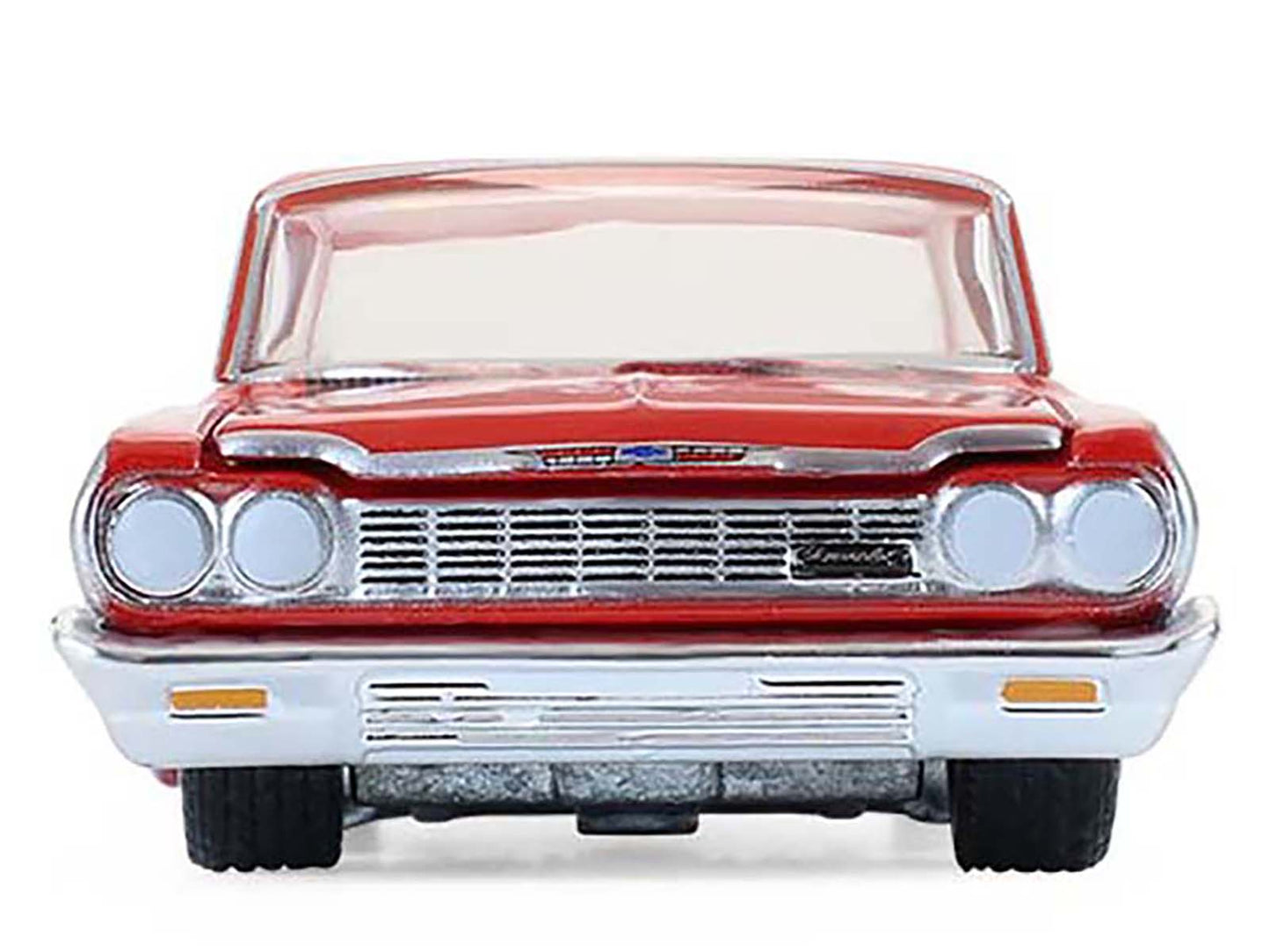 GreenLight 1964 Chevrolet Biscayne Lowrider Silver Metallic and Red Two-Tone "California Lowriders" Series 7 1/64 Diecast Model Car by <h2>1964 Greenlight</h2> <p>High-quality perfect for collectors e