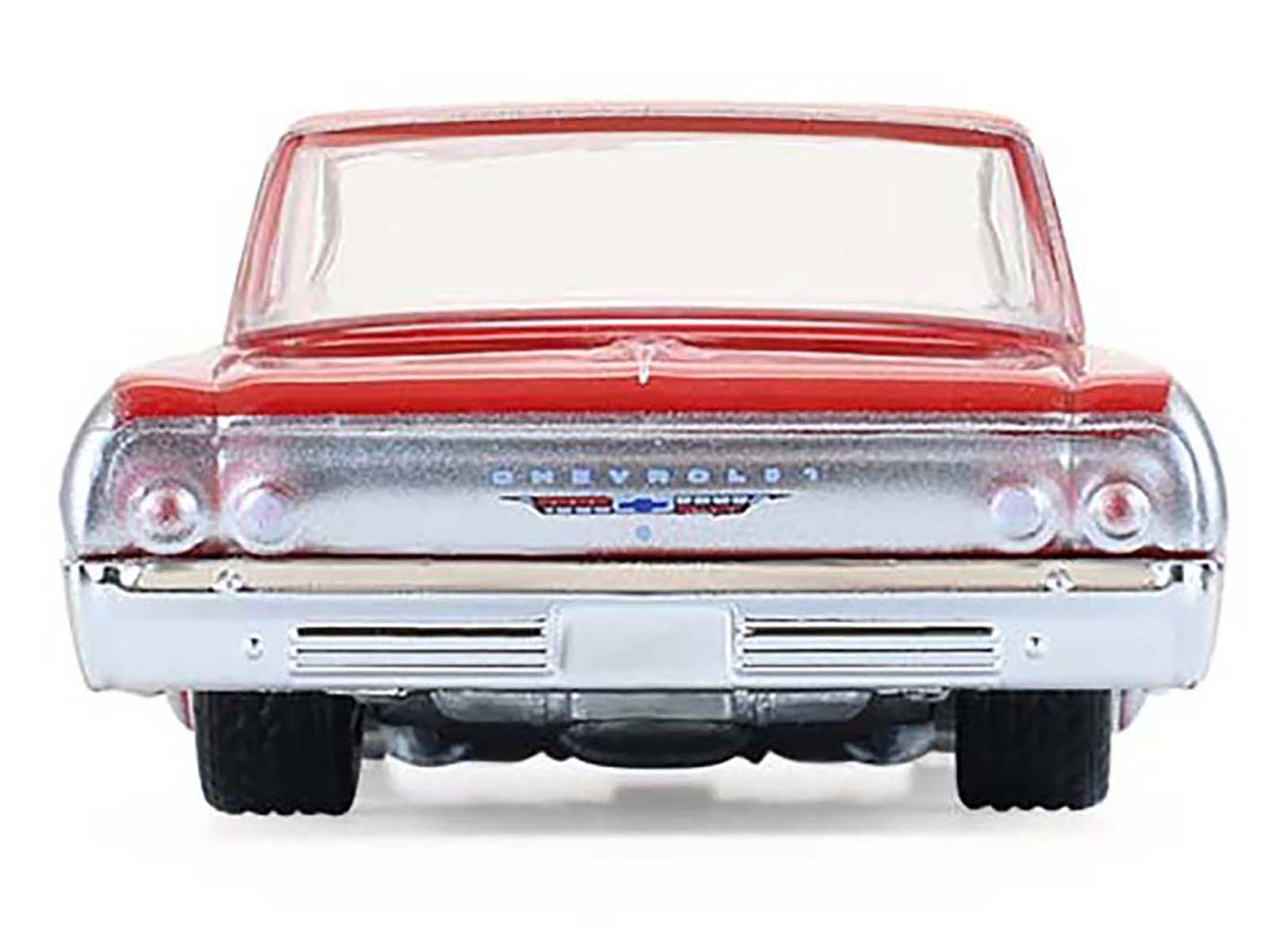 GreenLight 1964 Chevrolet Biscayne Lowrider Silver Metallic and Red Two-Tone "California Lowriders" Series 7 1/64 Diecast Model Car by <h2>1964 Greenlight</h2> <p>High-quality perfect for collectors e