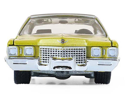 GreenLight 1971 Cadillac Sedan Deville Lowrider Gold Metallic with Black Top "California Lowriders" Series 7 1/64 Diecast Model Car by <h2>1971 Greenlight</h2> <p>High-quality perfect for collectors a