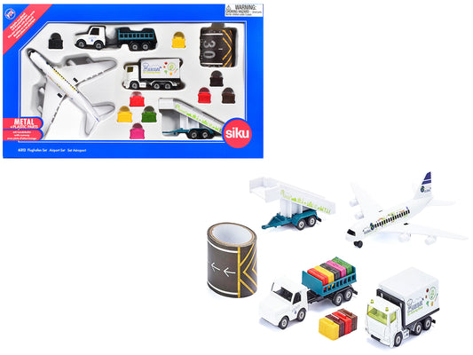 Airport 14 piece Set T&y Diecast Models by Siku