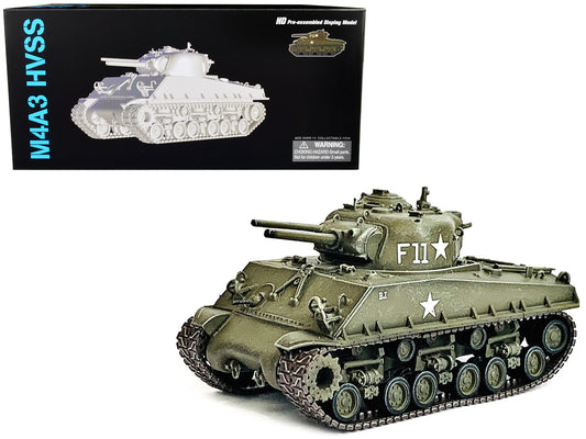 United States M4A3 HVSS POA-CWS-H5 Flamethrower Tank Olive Drab F11 "Korea" (1951) "NEO Dragon Armor" Series 1/72 Plastic Model by Dragon Models T&y