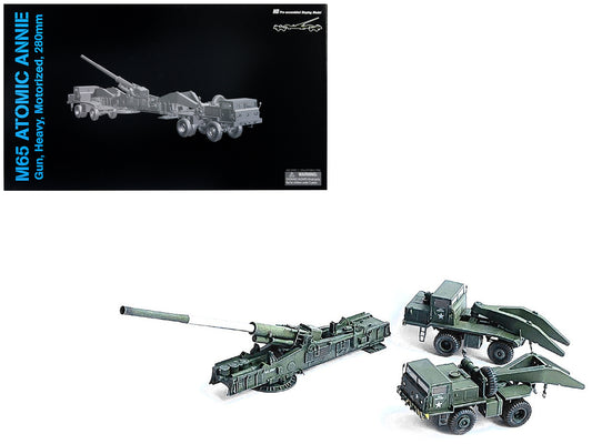 United States M65 Atomic Cannon "Atomic Annie" Artillery Olive Drab "Firing Mode" US Army "NEO Dragon Armor" Series 1/72 Plastic Model by Dragon Models T&y