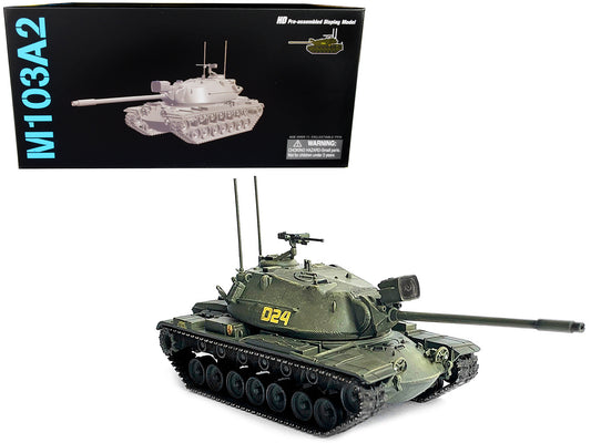 United States M103A2 Heavy Tank D24 Olive Drab "NEO Dragon Armor" Series 1/72 Plastic Model by Dragon Models T&y