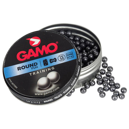 Gamo Roundball Lead Pellets (BB’S) .177 Cal. (250 per Tin)