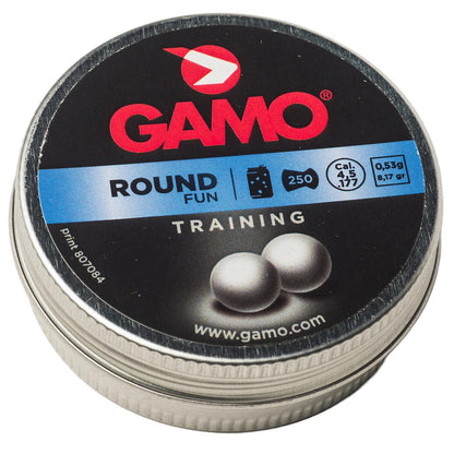 Gamo Roundball Lead Pellets (BB’S) .177 Cal. (250 per Tin)