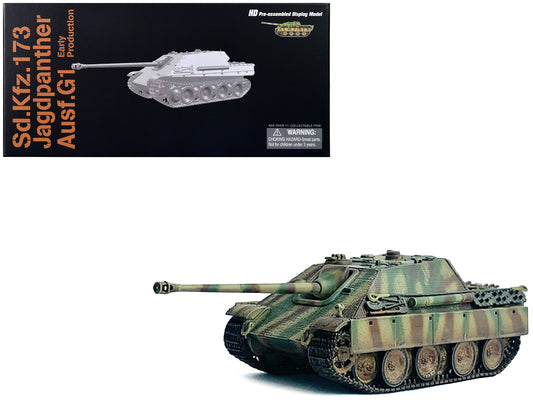 Germany Sd.Kfz.173 Jagdpanther Ausf.G1 Early Production Tank "s.Pz.Abt.654 Ruhr Pocket" (1945) "NEO Dragon Armor" Series 1/72 Plastic Model by Dragon Models T&y
