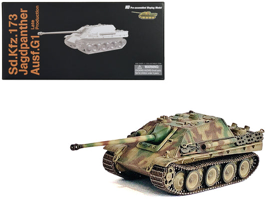 Germany Sd.Kfz.173 Jagdpanther Ausf.G1 Late Production Tank "sPz.Jg.Abt.654 France" (1944) "NEO Dragon Armor" Series 1/72 Plastic Model by Dragon Models T&y