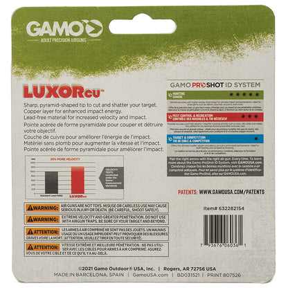 Gamo .22cal "Luxor Hunting" Pellets - 9.9 Grain (100 Count)