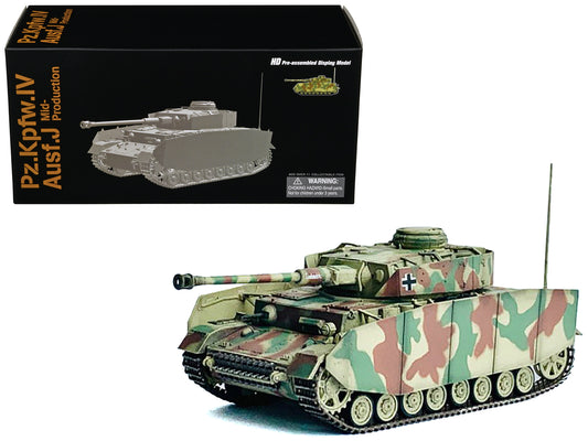 Germany Pz.Kpfw.IV Ausf.J Mid Production Tank "Pz.Abt.115 15.Pz.Gren.Div. Champs Belgium" (1944) "NEO Dragon Armor" Series 1/72 Plastic Model by Dragon Models T&y