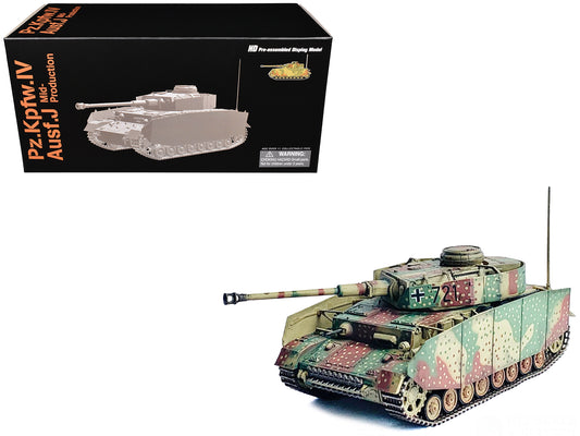 Germany Pz.Kpfw.IV Ausf.J Mid Production Tank "#721 Western Front" (1944) "NEO Dragon Armor" Series 1/72 Plastic Model by Dragon Models T&y