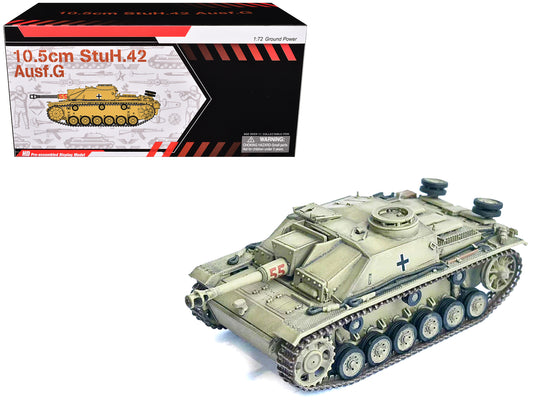 Germany 10.5cm StuH.42 Ausf. G Tank "Panzer Regiment Hermann Goring Italy" (1944) "NEO Dragon Armor" Series 1/72 Plastic Model by Dragon Models T&y