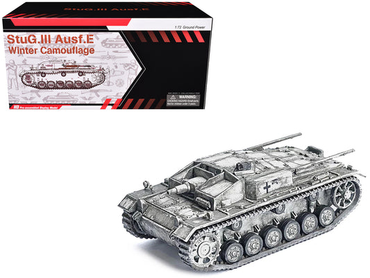 Germany StuG. III Ausf.E Tank Winter Camouflage "StuG.Abt. 202 Russia" (1942) "NEO Dragon Armor" Series 1/72 Plastic Model by Dragon Models T&y