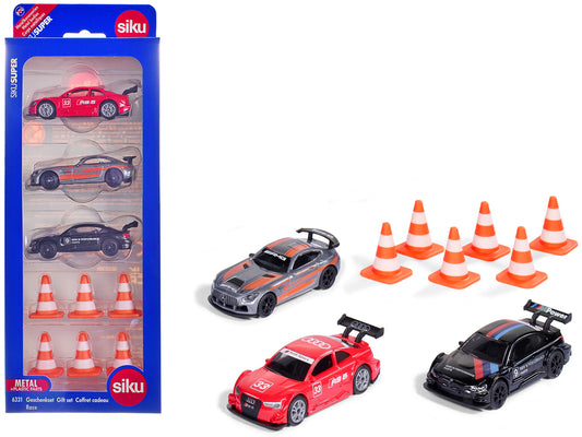 Race Cars 3 Car Set T&y Diecast Models by Siku