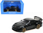 2025 Porsche 911 GT3 Weissach Package Black with Carbon Stripe 1/64 Diecast