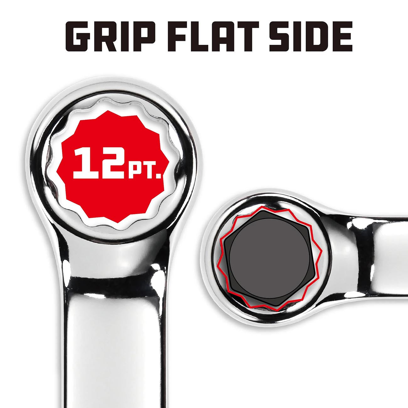 PowerBuilt Metric 11mm Combination Wrench - Fully Polished