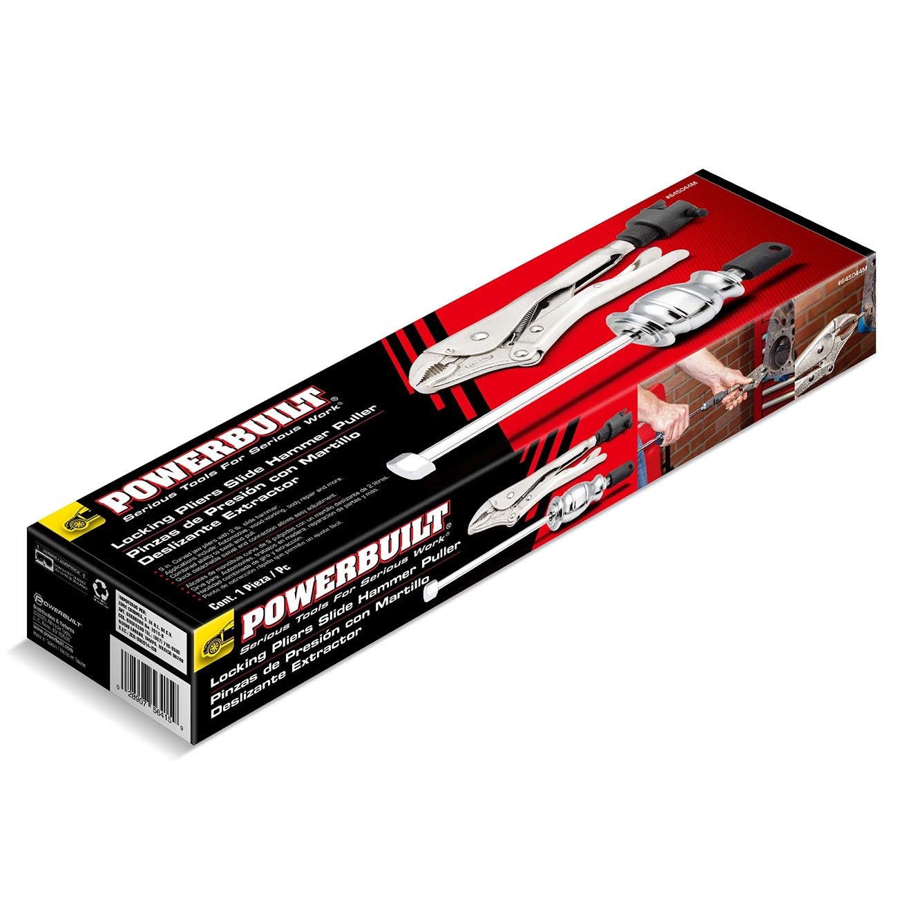Powerbuilt Slide-Hammer 9" Locking Pliers Set