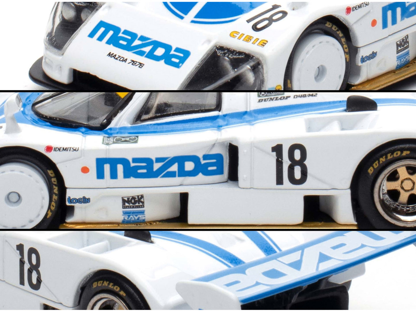 Mazda 787B #18 Stefan Johansson - David Kennedy - Maurizio Sandro Sala "Mazdaspeed" "24 Hours of Le Mans" (1991) 1/64 Diecast Model Car by BM Creations