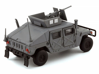 HUMVEE 4-CT Military Vehicle Matt Gray with Alternative Tops 1/64 Diecast Model Car by BM Creations