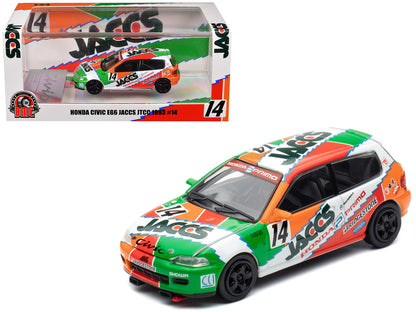 Honda Civic EG6 RHD (Right Hand Drive) #14 JACCS "Japanese Touring Car Championship" (1993) 1/64 T&y Diecast Model Car by BM Creations