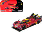 Ferrari 499P #50 Antonio Fuoco - Miguel Molina - Nicklas Nielsen "Ferrari AF Corse" Winner "24 Hours of Le Mans" (2024) 1/64 T&y Diecast Model Car by Polistil