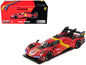 Ferrari 499P #51 James Calado - Antonio Giovinazzi - Alessandro Pier Guidi "Ferrari AF Corse" Winner "24 Hours of Le Mans" (2023) 1/64 T&y Diecast Model Car by Polistil