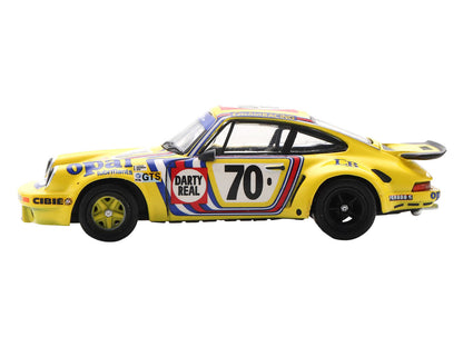 Porsche 911 Carrera RSR 3.0 #70 Henri Cachia - Raymound Touroul - Dennis Rua "ASA Cachia-Bondy" "24 Hours of Le Mans" (1974) 1/64 Model Car by Spark T&y