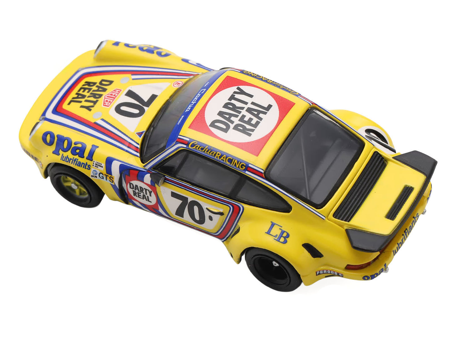 Porsche 911 Carrera RSR 3.0 #70 Henri Cachia - Raymound Touroul - Dennis Rua "ASA Cachia-Bondy" "24 Hours of Le Mans" (1974) 1/64 Model Car by Spark T&y