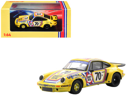 Porsche 911 Carrera RSR 3.0 #70 Henri Cachia - Raymound Touroul - Dennis Rua "ASA Cachia-Bondy" "24 Hours of Le Mans" (1974) 1/64 Model Car by Spark T&y