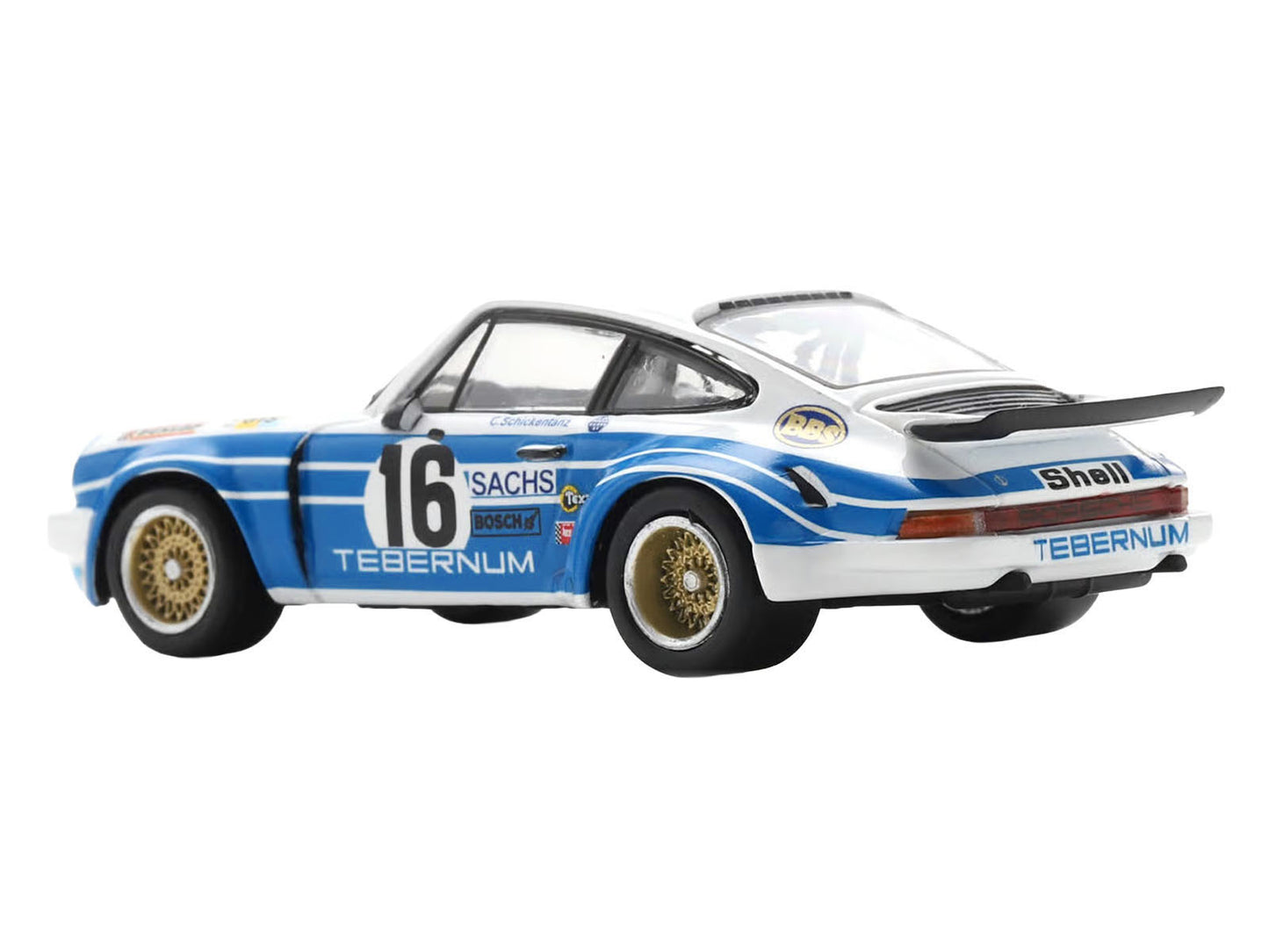 Porsche 911 Carrera RSR 3.0 #16 Clemens Schickentanz - Hartwig Bertrams "Joest Racing - Tebernum Racing" "24 Hours of Le Mans" (1975) 1/64 Model Car by Spark T&y