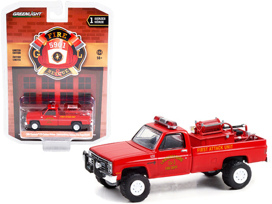 1986 Chevrolet C20 Custom Deluxe Pickup Truck 1/64 Diecast Model - Greenlight