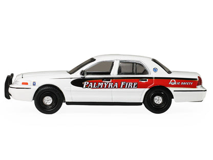 GreenLight 2011 Ford Crown Victoria "Palmyra Pennsylvania Citizen's Fire Company" White with Graphics "Fire & Rescue" Series #5 1/64 Diecast Model Car by <h2>2011 Greenlight</h2> <p>High-quality perfe