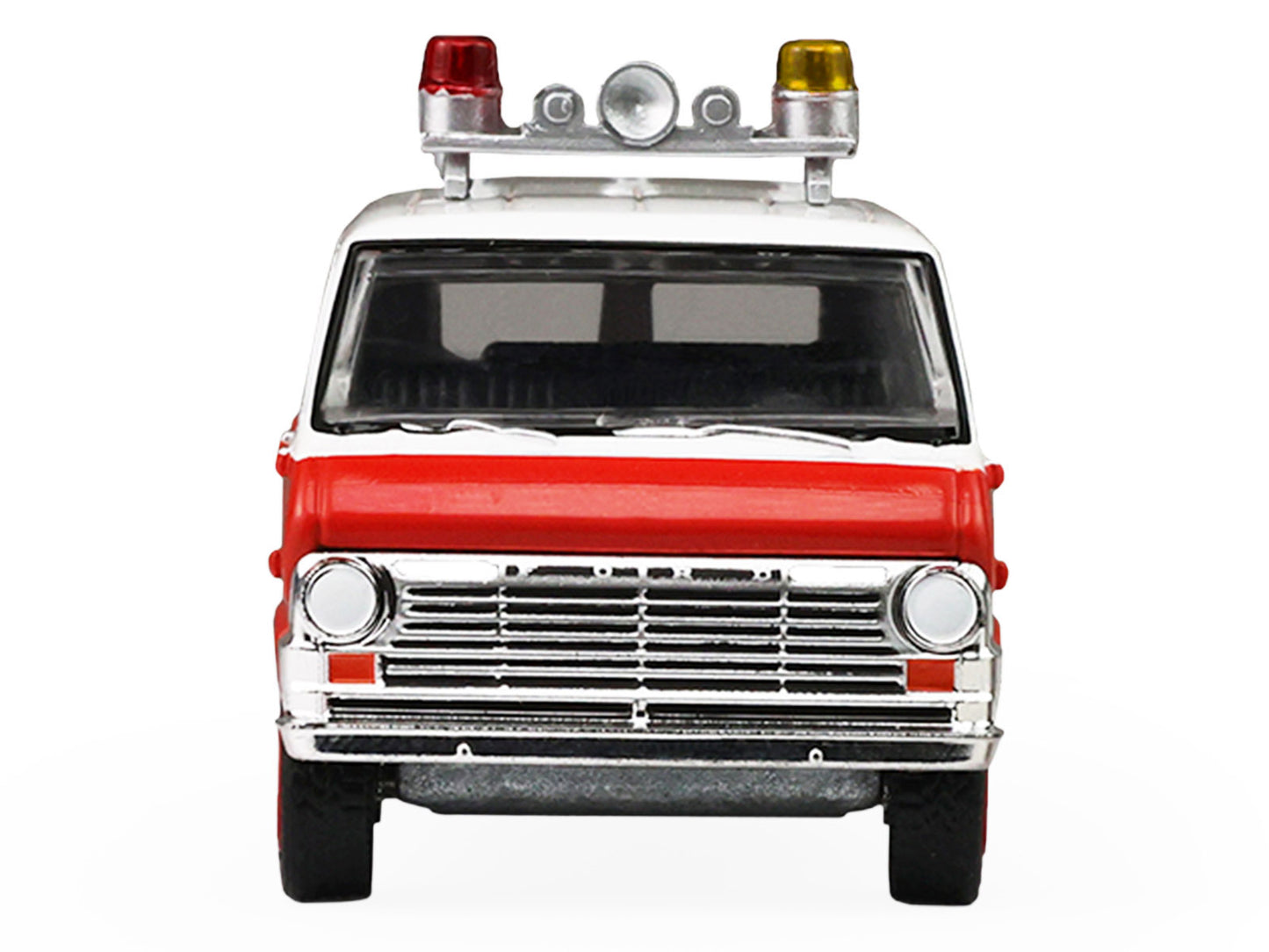 GreenLight 1969 Ford Econoline Ambulance "Los Angeles Fire Department" Red and White "Fire & Rescue" Series #5 1/64 Diecast Model Car by <h2>1969 Greenlight</h2> <p>High-quality perfect for collectors