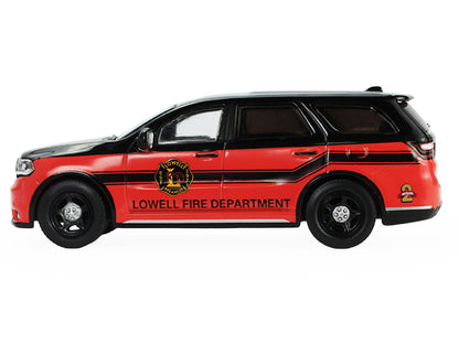 GreenLight 2019 Dodge Durango "Lowell Arkansas Fire Department" Red and Black with Stripes "Fire & Rescue" Series #5 1/64 Diecast Model Car by <h2>2019 Greenlight</h2> <p>High-quality perfect for coll